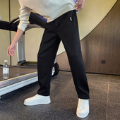 休闲直筒裤 155矮小个子S码 子潮 男士 卫裤 XS号简约小码 2025秋冬新款