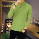 加小号男装 S号XS码 潮流修身 秋冬纯色小码 半高领毛衣针织衫 打底155