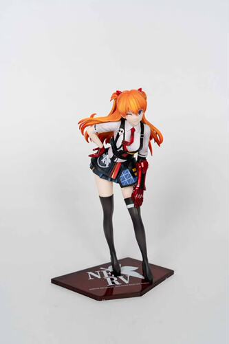 EVA福音战士美少女手办摆件 明日香机械手机甲站姿动漫手办模型