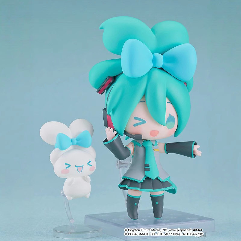 Q版粘土人#2306 换脸 初音 大耳 喜拿可动人偶 模型公仔 盒装手办