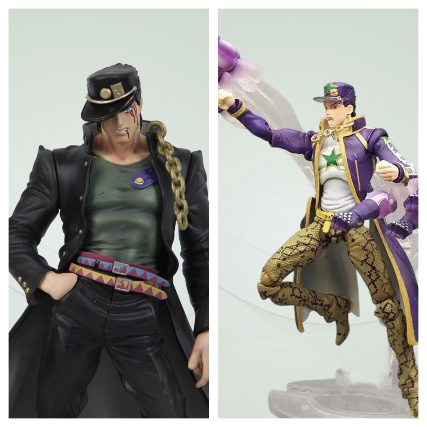JOJO的奇妙冒险石之海空条承太郎可动承太郎双头换手站姿动漫手办