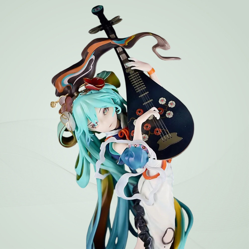 初音MIKU美少女二次元手办十面埋伏国风初音音符初音雕像模型
