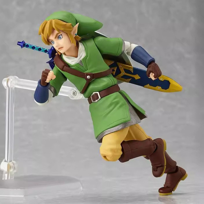 塞尔达传说  figma153#林克 天空之剑 林克 可动替换摆件手办模型