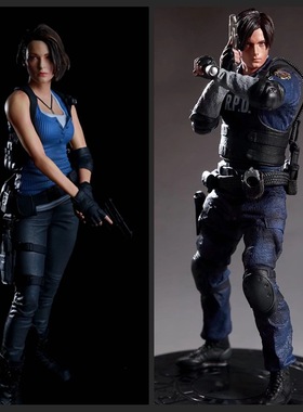 生化危机 Resident Evil 里昂吉尔 1/6 限定版 雕像模型 盒装手办