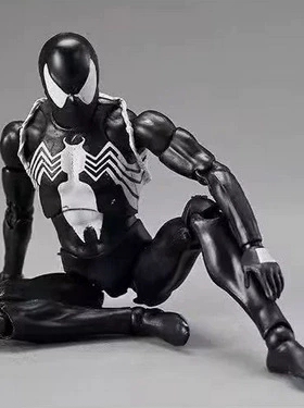 漫画版mafex147共生体毒液蜘蛛侠彼得帕克可动动漫手办模型