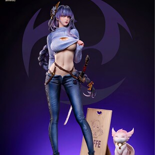 美少女FA雷电将君FA泳装八重神子GK限量美少女GK模型手办潮玩雕像