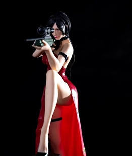 生化危机4 艾达王 狙击枪 美少女人偶雕像 盒装手办