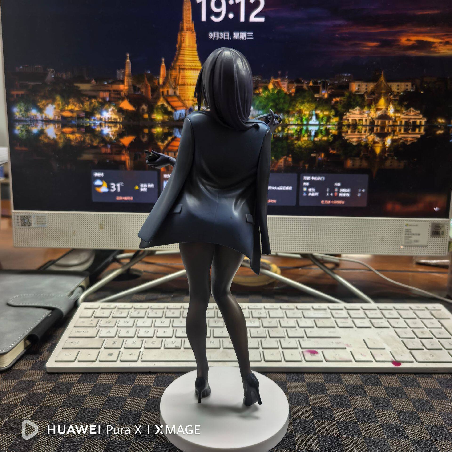 国产美少女 横山石见 周边黑礼服原画 1/6手办模型收藏摆件礼物