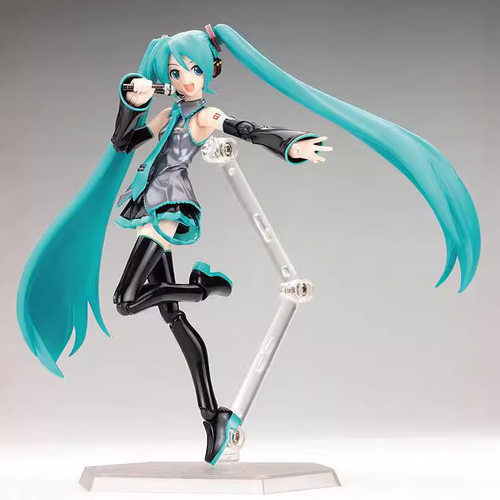 初音 MIKU Figma014#初音 甩葱初音 虚拟歌手 可动换脸
