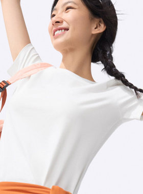 蕉下女士棉感T恤GP930短袖休闲春夏2025修身透气内搭户外打底衫