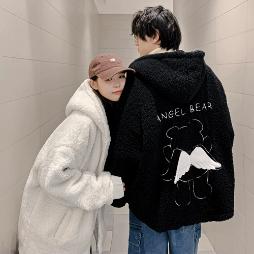 Tide, зимняя парная одежда для влюбленных, брендовый пуховик, утепленная демисезонная куртка, французский стиль, с медвежатами