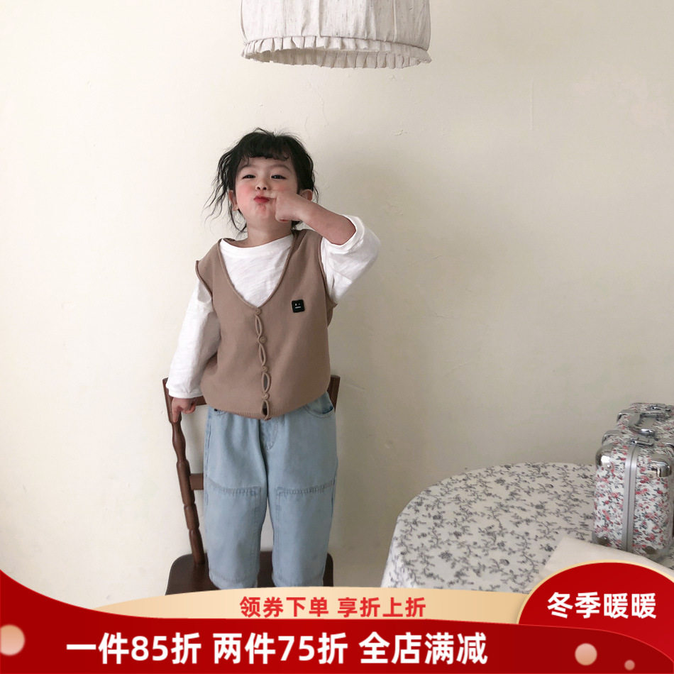 2025反季洋气男女针织马甲宝宝