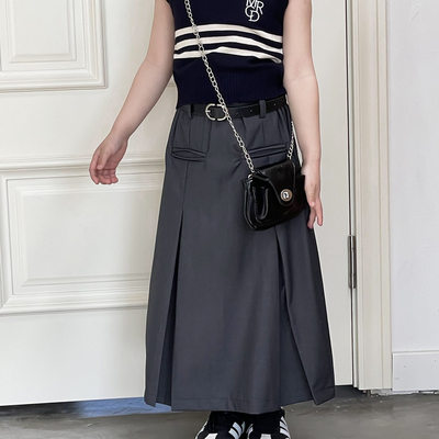 一年级女童韩版字西装裙半身裙