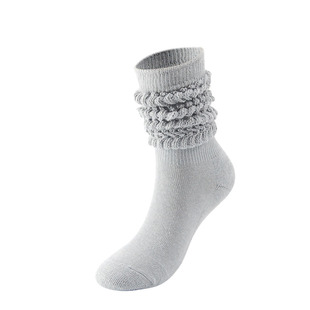 新款 socks泡泡袜松垮保暖堆堆袜 秋冬保暖男女高筒纯色袜子slouch