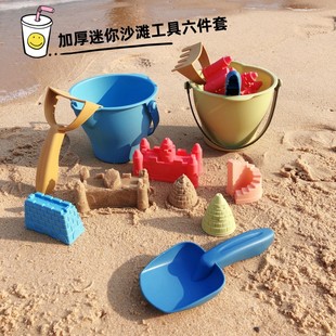 沙池玩沙子砖匠工具 儿童加厚沙滩挖沙铲子城堡沙模水桶 戏水玩具