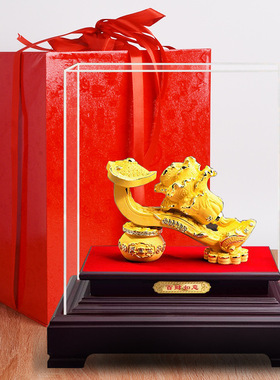 定制绒沙金摆件 百财如意 平安家居摆件公司开业4S活动礼品工艺品