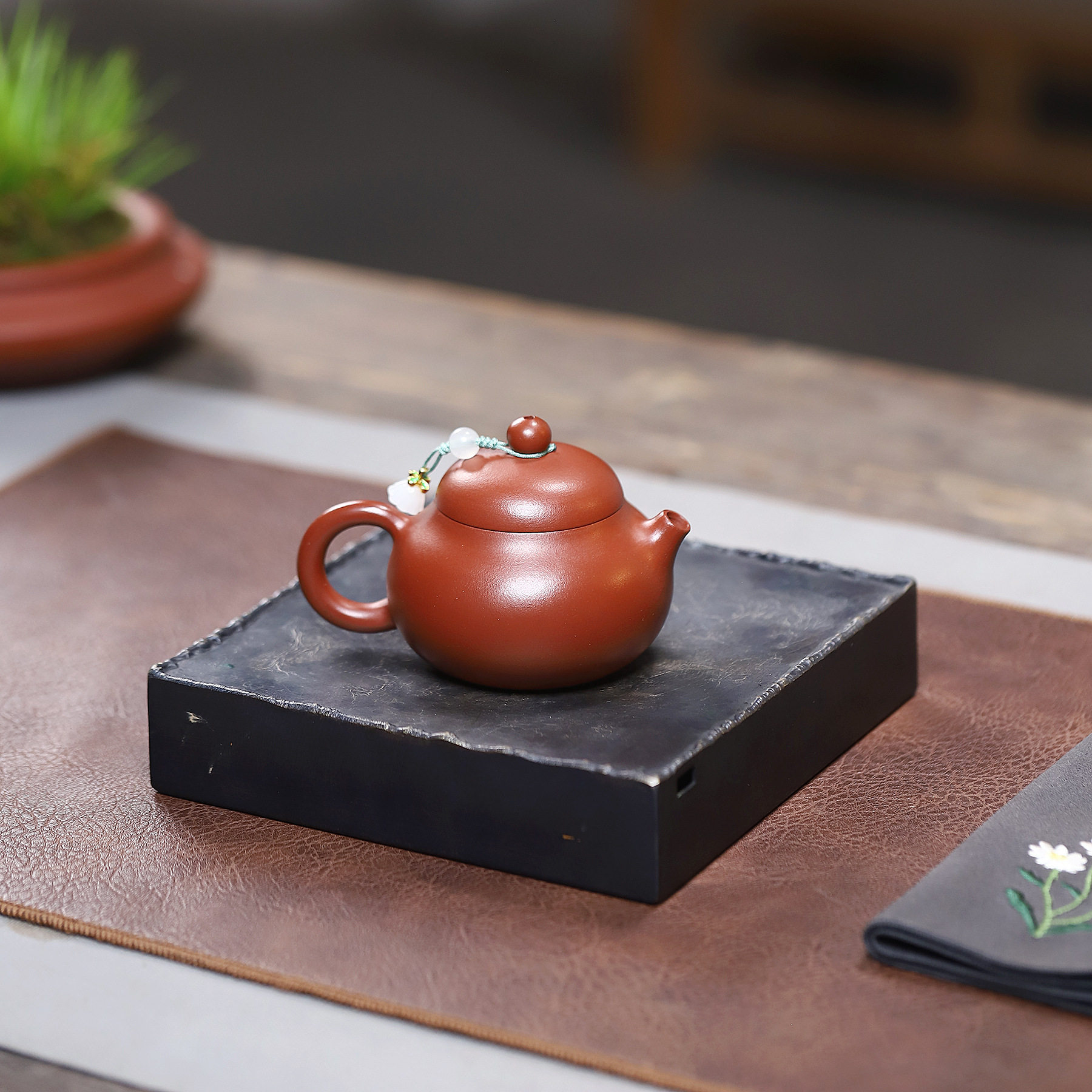 文旦原矿大红袍小品光素经典可爱茶壶宜兴紫砂壶工堂直播源头茶具