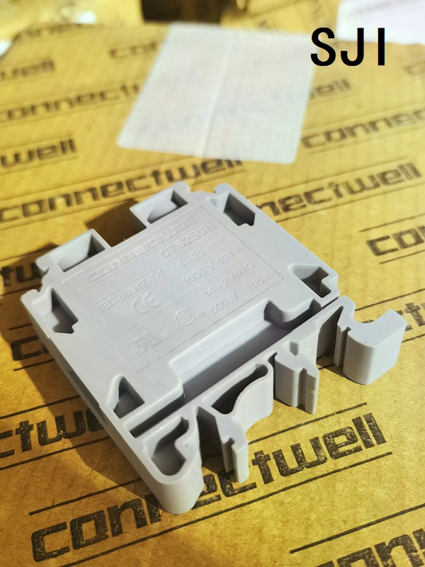 CTS25UN科尼威尔CONNECTWELL螺钉直通型欧式接线端子全新现货