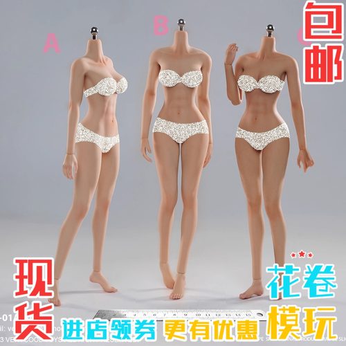 VERYCOOL VCD-01 1/6 女兵人 标准通用体型 硅胶中胸女素体 现货