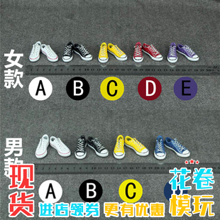 ZYTOYS 女兵人 1/6 空心 鞋 BJD小布 女款低帮帆布运动鞋全新现货