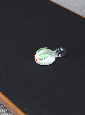 新款手工琉璃可爱玉兔吊坠diy配件古风汉服发簪流苏制作材料