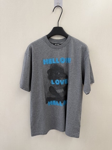 T恤 字母刺绣印花小狗短袖 宽松休闲显瘦上衣 Smile趣味穿搭 Skip