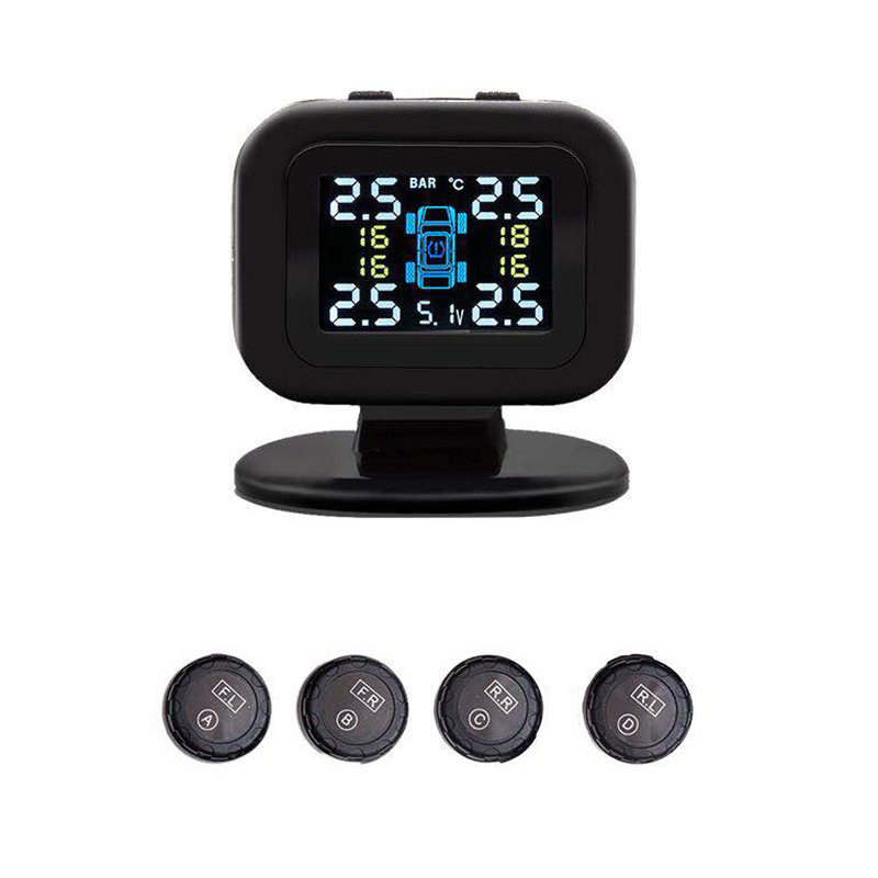 Q2车载TPMS汽车胎压力监测仪温度监测器外置胎压检测系统