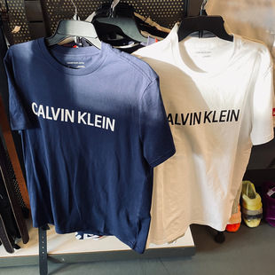 t恤男CALVIN KLEIN CK短袖 美国正品 JEANS圆领休闲印花纯棉上衣