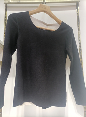 三针羊绒随心裁女士保暖内衣套装36707加厚圆领纯色秋衣秋裤毛衫