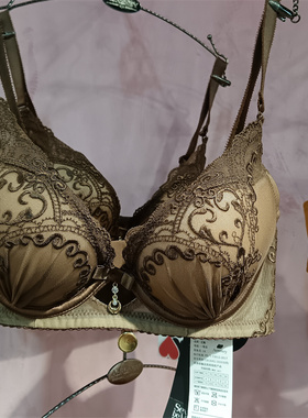 AERENEY爱亦心伊文胸性感刺绣蕾丝软钢聚拢内衣81526贝壳杯84526