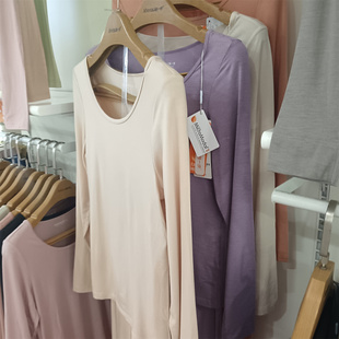 新一步蛋白发热纤维超薄保暖内衣秋衣秋裤内衣套装男22210女22180