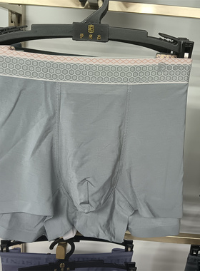 伊尚杰56067净色男士内裤高支莫代尔四角裤青年舒适透气59680