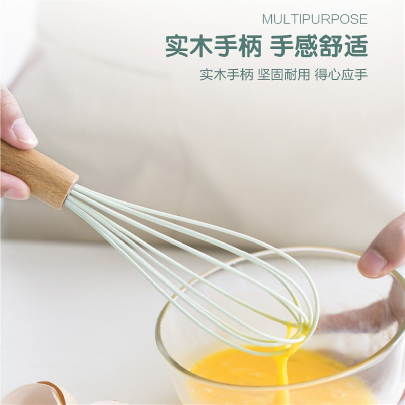 木柄手动打蛋器家用打蛋棒硅胶手持式打奶油搅拌器烘培厨房小工具|ruв категории кухня/посуда, кухонный Гаджет/кухня хранения, обработка яиц, кнут - от Buy2taobao.com для оказания профессиональной услуги покупки агента Taobao