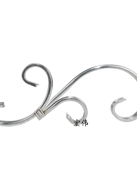 厂家直销不锈钢装饰配件 围墙防盗网配件 9705耳朵组合花件艺术花