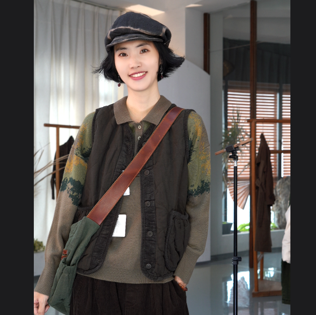 【艾米粉丝专享】塑外2024初秋新款上衣NZ18311343 最小码衣长57