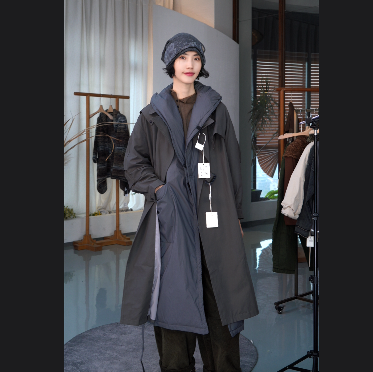 【艾米粉丝专享】塑外原创秋冬新款NZ22407011