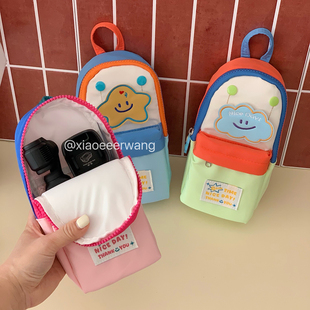 大疆pocket3收纳包可爱数据线耳机保护套多功能便携云台ccd相机包