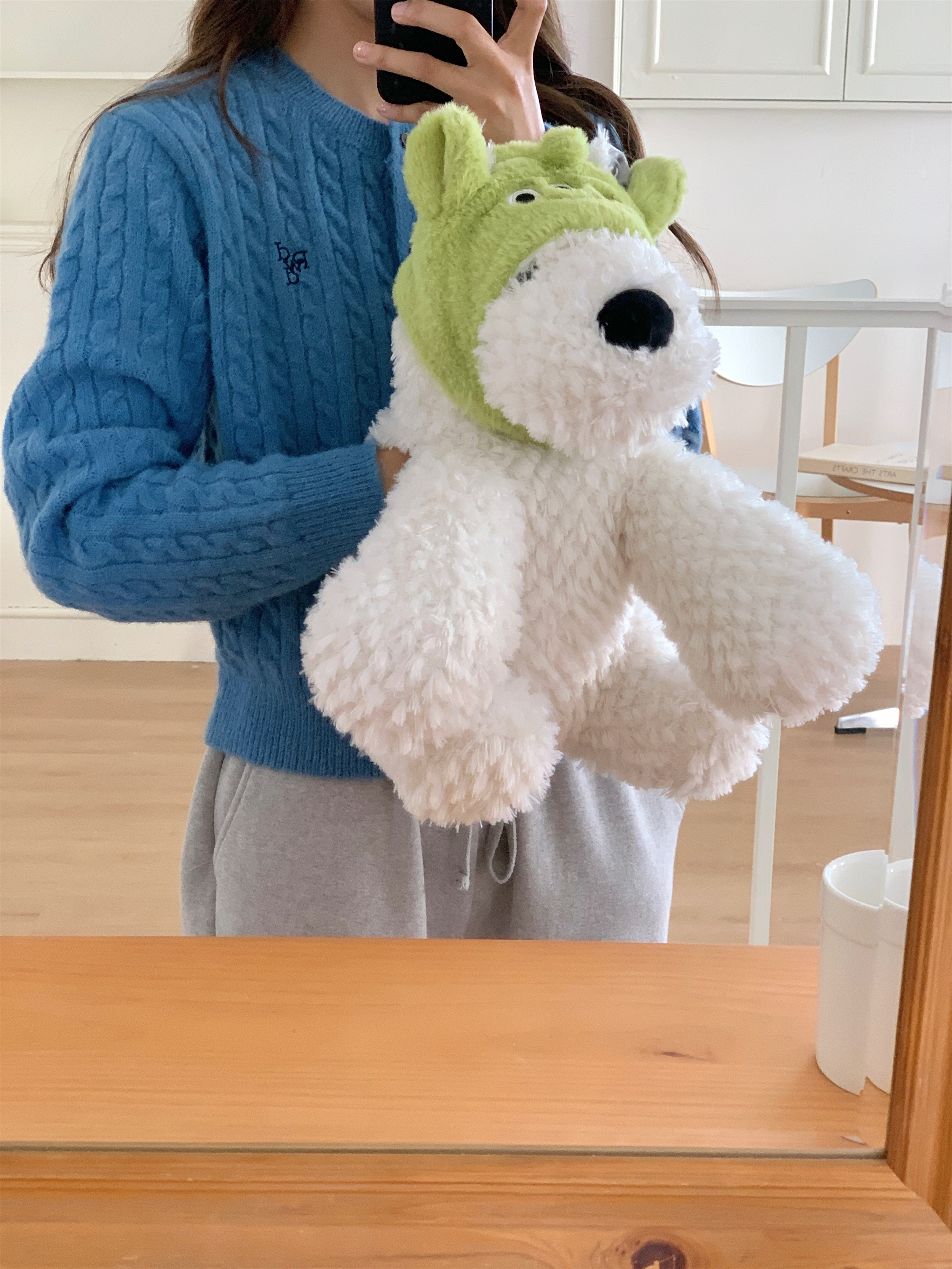 可爱西高地毛绒玩偶电暖宝