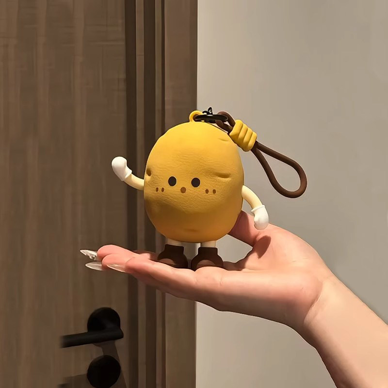土豆包包挂件可爱卡通包挂小玩偶迷你耳机包女生背包挂饰钥匙扣