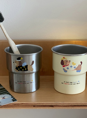 原创漱口杯可爱牙杯家用牙刷杯子洗漱杯旅行便携式牙具杯情侣牙缸