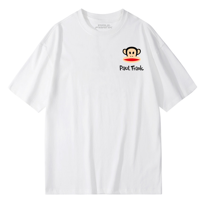 Paul Frank/大嘴猴男女同款短袖T恤夏季新款圆领潮牌纯棉情侣上衣