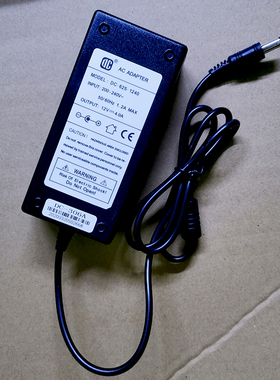 DC-625-1240得昌12V4A电源适配器DC-306A DC-365A开关电源 电源线