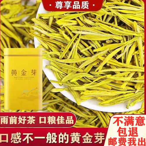 2026年新茶正宗春茶黄金芽雨前一级口粮茶安吉高山白茶黄金茶绿茶