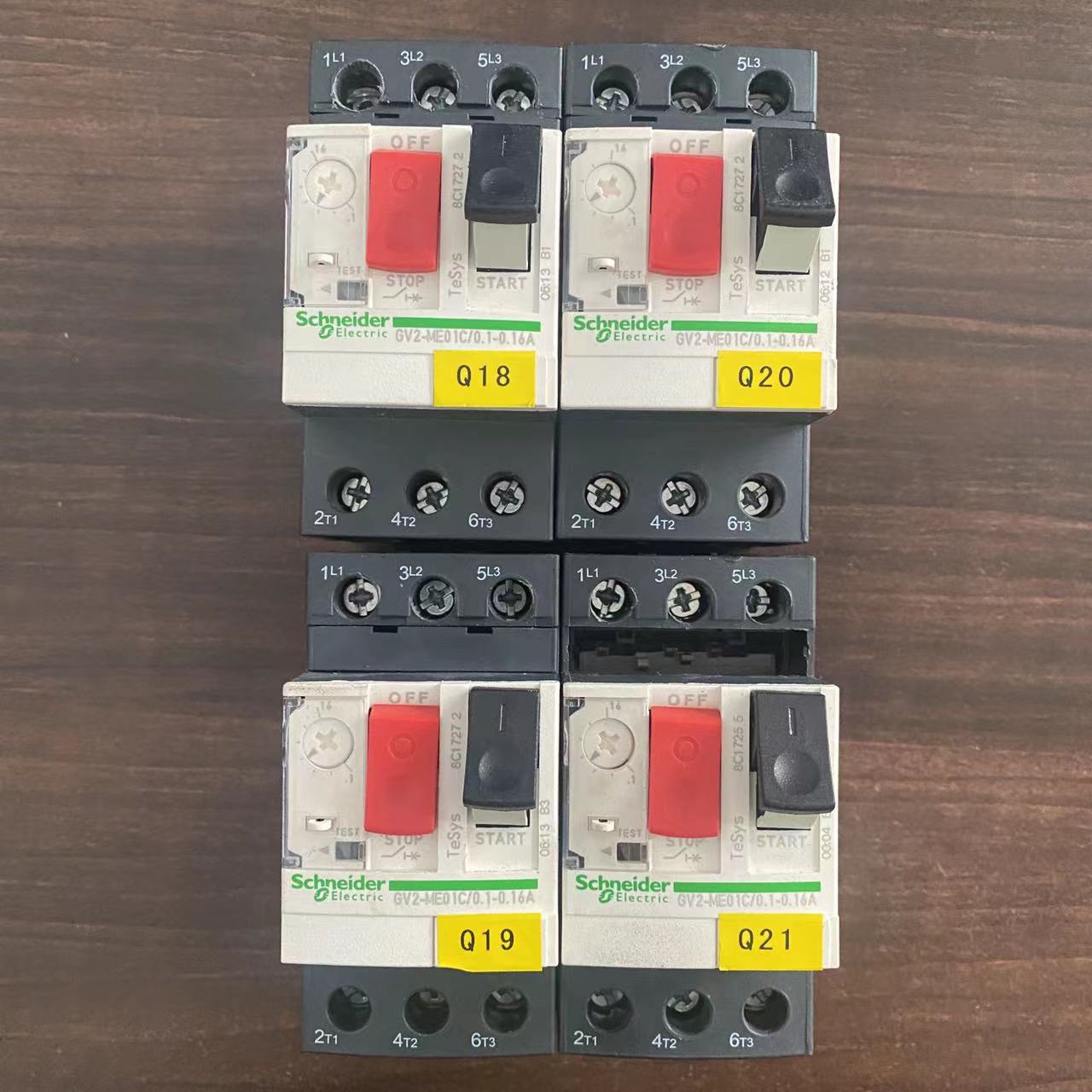 施耐德电机马达保护断路器GV2-ME 01C/02C/03C/06C/14C