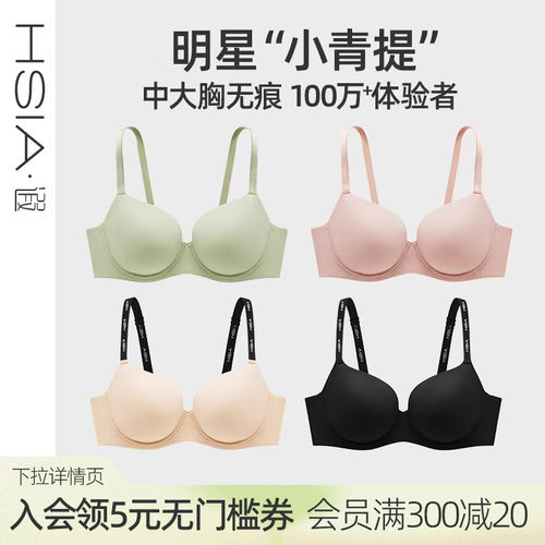 遐全罩杯有钢圈上托大胸显小文胸