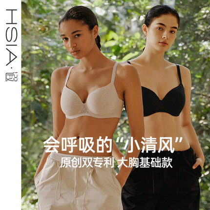 【小清风】遐内衣女薄款全罩杯防下垂微聚拢胸罩无痕大胸显小文胸