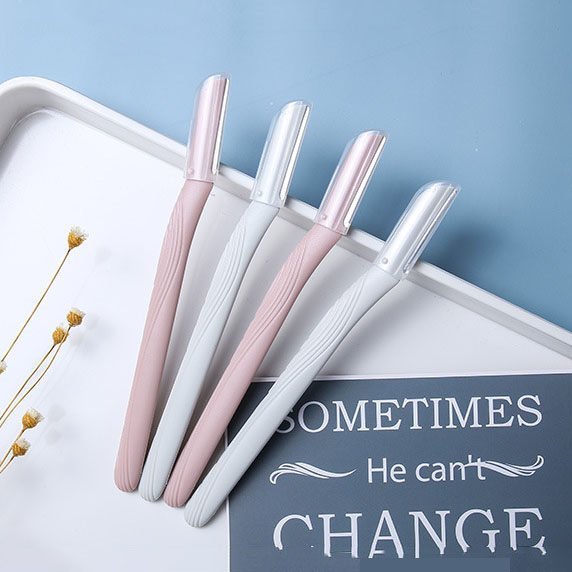 2支修眉刀安全型初学者女刮眉毛刀片男士专用修眉工具