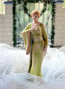 持续瓷生陶瓷欧式人偶美女home interiors维多利亚装饰品家居摆件