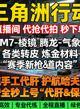 三角洲行动抢皮肤s6棱镜攻势2.0m7毁灭之源 腾龙 炼金 挂饰代抢