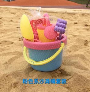 2岁10岁4岁5岁嘉和沙滩水桶套装 宝宝玩沙工具 戏水洗澡玩具